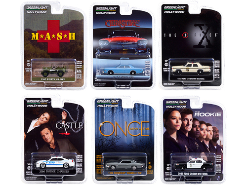 \Hollywood Series\" Set of 6 pieces Release 30 1/64 Diecast Model Cars