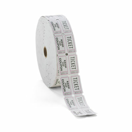 Accufax (Paper Mfr) 59005 Consecutively Numbered Double Ticket Roll  W