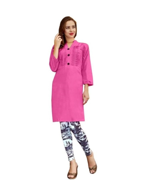 Pintuck Detail Long Kurti