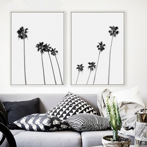 Nordic Decorative Coconut Tree Canvas