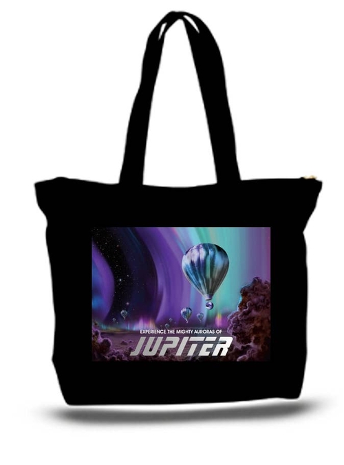 Nasa Jupitar Large Tote Grocery & Stuff Bag