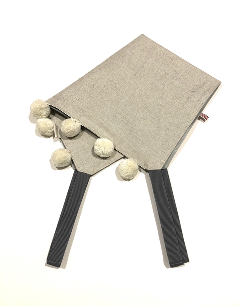 NATURE TOUCH Saveplace® chair/table hammock with big pom poms 