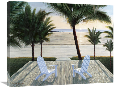 Global Gallery GCS-127613-2228-142 22 x 28 in. Palm Beach Retreat Art 