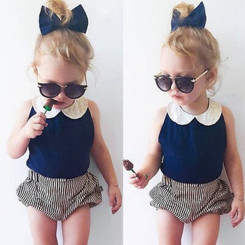 New 2016 fashion lace Toddler Baby Girls clothing