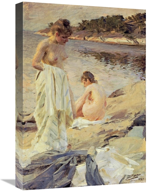 Global Gallery GCS-267612-22-142 22 in. Les Baigneuses Art Print - And