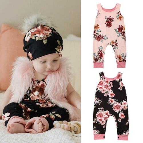 Fashion Newborn Infant Baby Girl Floral Romper