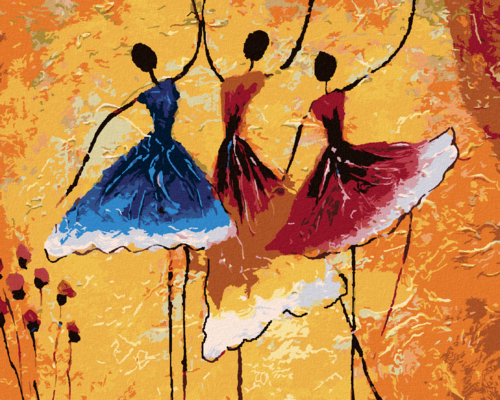 Paint by Numbers - FLOWER DANCERS