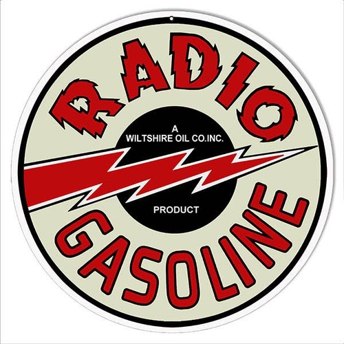 3 Inch Cloth Patch Radio Gasoline