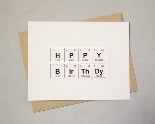 Happy Birthday Sentimental Elements Card