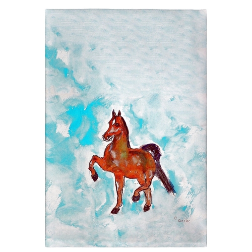 Betsy Drake GT943 Dancing Horse Guest Towel