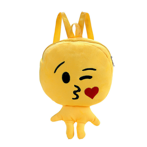 Fahsion girl backpacks Cute Emoji Emoticon