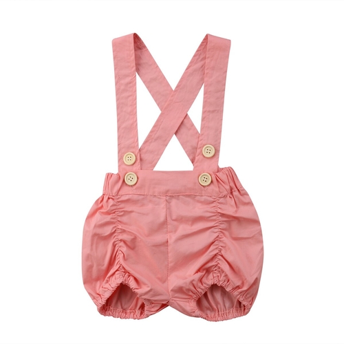 Baby Kids Girls Overalls Romper Jumpsuit