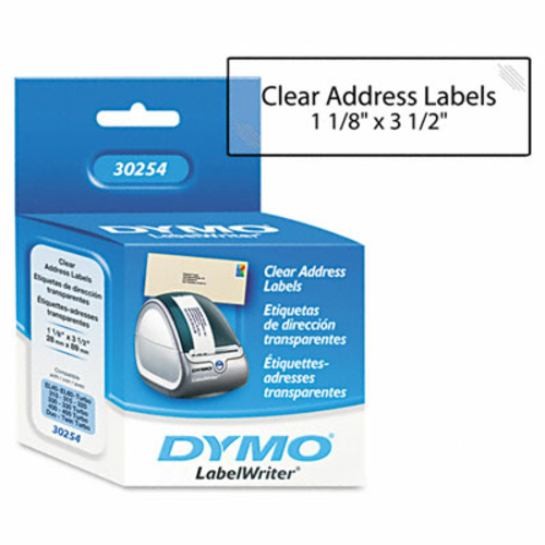 Dymo 30254 Self-Stick Address Labels for Label Printers  3-1/2 x 1-1/8