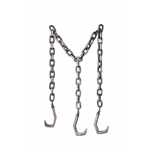 Costune accessorie My Other Me 180 X 55 X 5 cm Chains Butcher Grey PVC