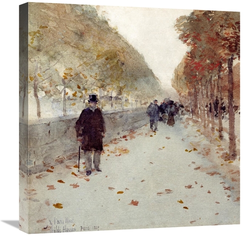 Global Gallery GCS-268066-22-142 22 in. Quai Du Louvre Art Print - Chi