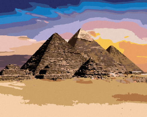 Paint by Numbers - EGYPT PYRAMIDS