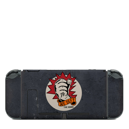DecalGirl NSB-DEFYFIST Nintendo Switch Console Back Skin - Defy Fist