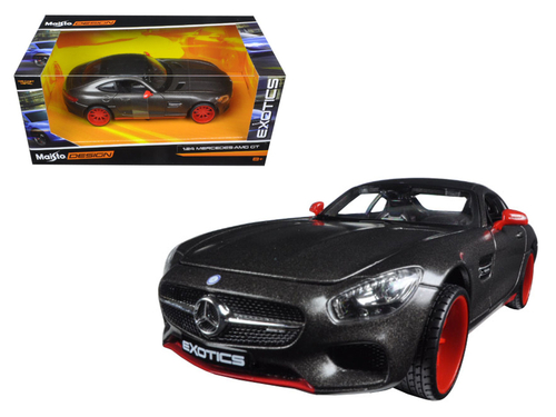 Mercedes AMG GT Black \Exotics\" 1/24 Diecast Model Car by Maisto"