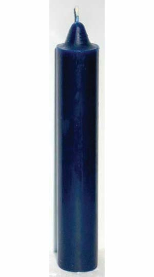 9" Blue pillar candles