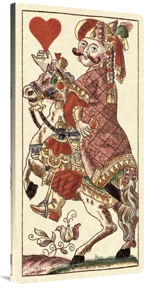 Global Gallery GCS-455062-2448-142 24 x 48 in. Knight of Hearts - Baue
