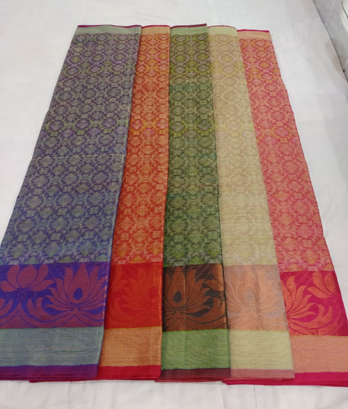 Women's Patola Saree Pack Of 5 Multicolor