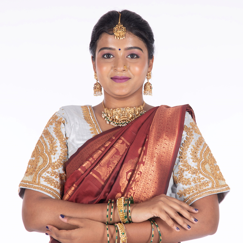 Main Silver Bridal Blouse image