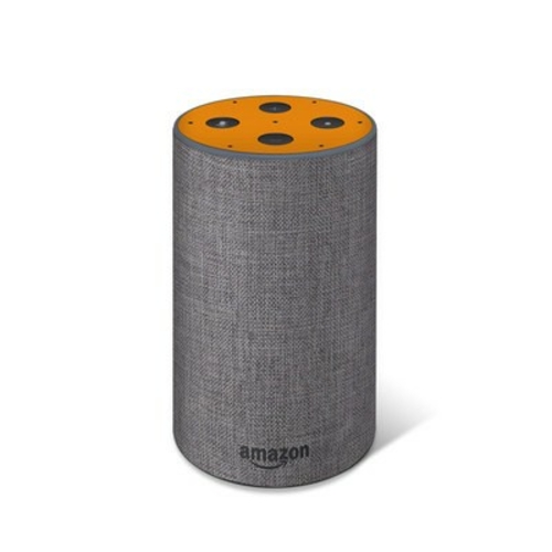 DecalGirl AECO7T-SS-ORN Amazon Echo 2017 Top Only Skin - Solid State O