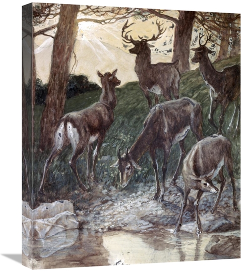 Global Gallery GCS-280218-22-142 22 in. As Pants the Hart Art Print - 