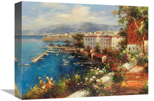 Global Gallery GCS-132464-1216-142 12 x 16 in. Point VIew Terrace Art 