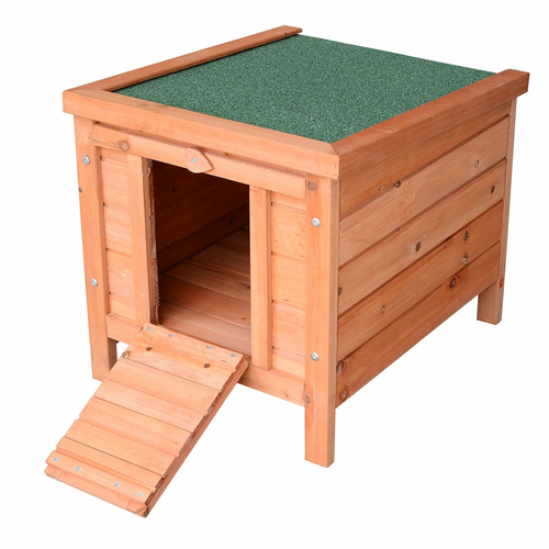 PawHut 20" Wooden Rabbit Hutch Small Animal House Bunny Guinea Pig Pet