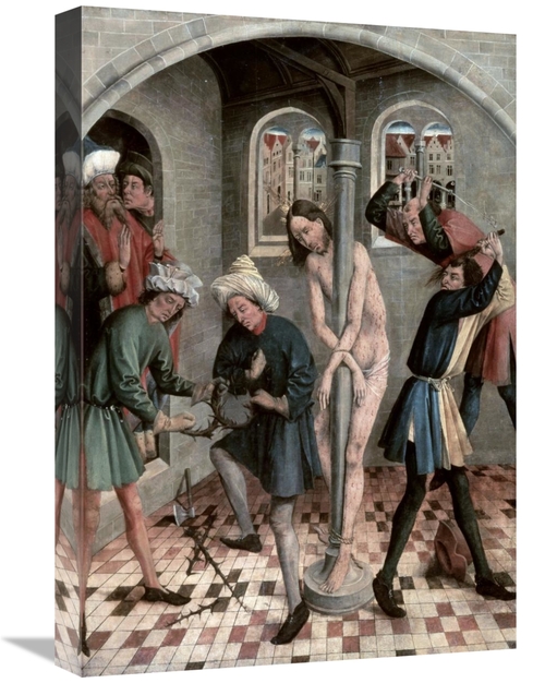 Global Gallery GCS-278103-22-142 22 in. Flagellation of Jesus Art Prin