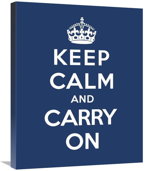 Global Gallery GCS-371969-2228-142 22 x 28 in. Keep Calm & Carry on - 