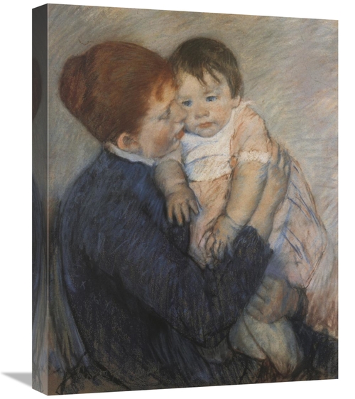 Global Gallery GCS-372626-22-142 22 in. Agatha & Her Child 1891 Art Pr