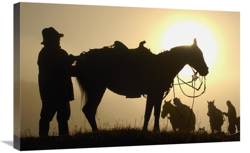 Global Gallery GCS-453131-2030-142 20 x 30 in. Chagras Saddling Up Dur