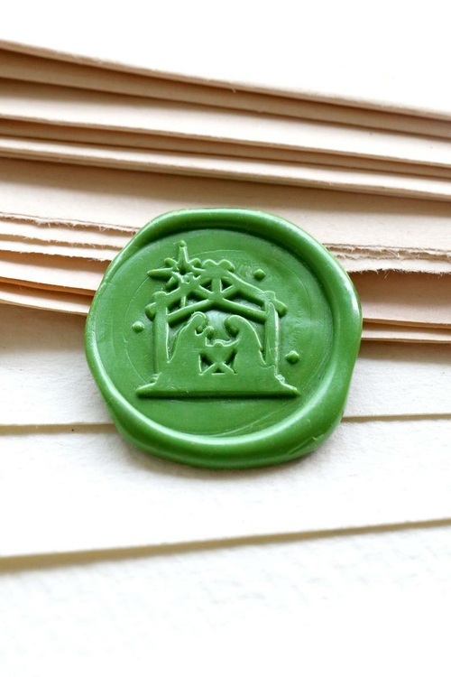 Christmas Nativity Wax Seal Stamp / Wax seal Stamp kit