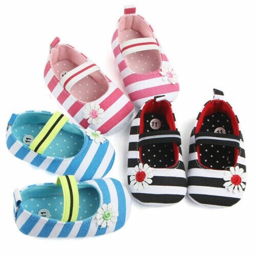 Newborn Baby Soft Sole Crib Shoes Infant Boy Girl