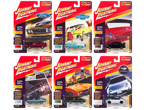 Classic Gold 2018 Release 4, Set A of 6 Cars 1/64 Diecast Models by