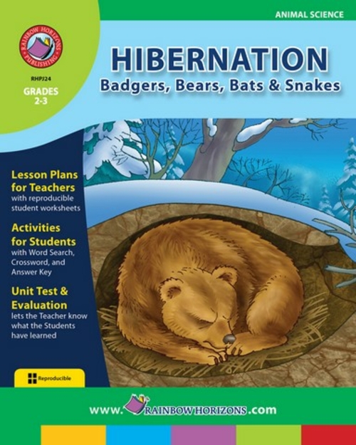 Rainbow Horizons JSLA24 Hibernation Badgers- Bears- Bats & Snakes - Gr