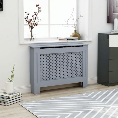 Radiator Cover Anthracite 44.1"x17.5"x31.9" MDF