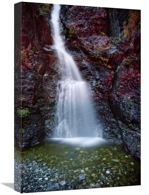 Global Gallery GCS-395457-1624-142 16 x 24 in. Waterfall in Creek Alon