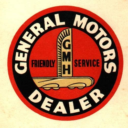 3 Inch Cloth Patch General Motors Dealer GM