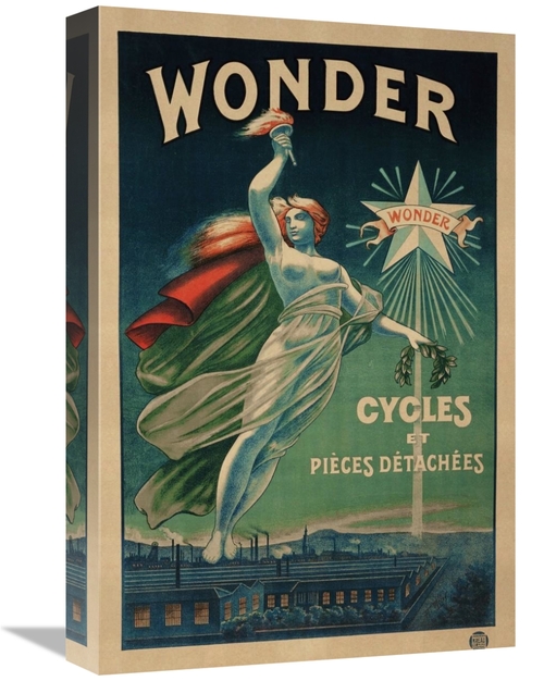 Global Gallery GCS-472715-1218-142 12 x 18 in. Wonder, Cycles Et P