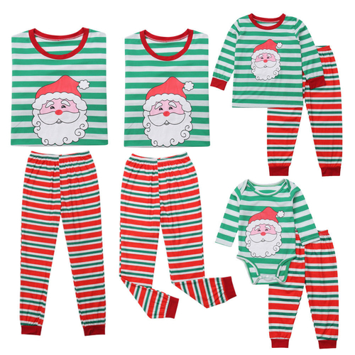 Christmas Family Pajamas Set Xmas Adult Women Kids