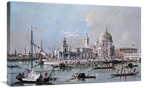 Global Gallery GCS-277823-36-142 36 in. View of the Church of Santa Ma