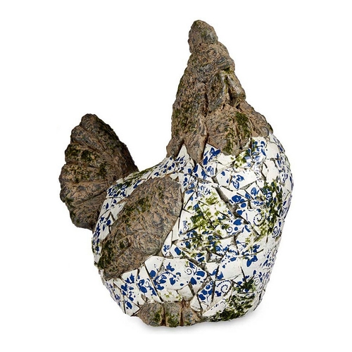 Decorative Garden Figure Mosaic Chicken Polyresin (22,5 x 39 x 34 cm)