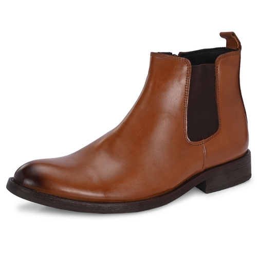 Soft Cushioned Insole Boots for Men (Size-10) (Color-TAN)
