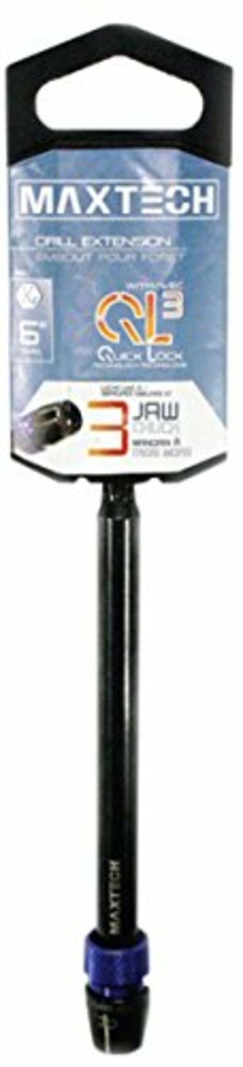 Maxtech Consumer Products 50349MX Ql3 Quick Change Drill Bit Extension