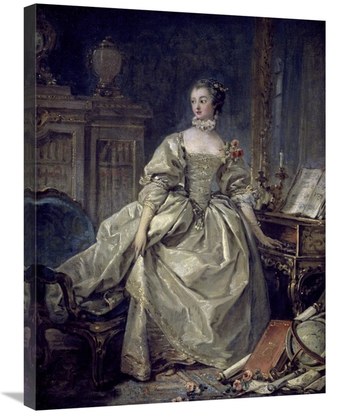 Global Gallery GCS-276819-30-142 30 in. La Madame De Pompadour Art Pri