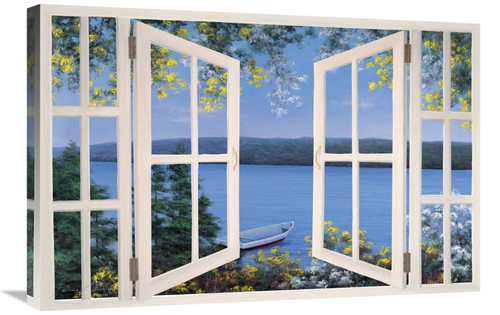 Global Gallery GCS-127426-2030-142 20 x 30 in. Island Time with Window