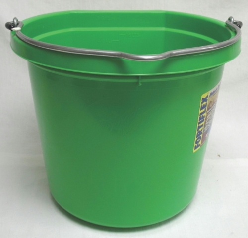 Fortex Industries Inc Flatback Bucket- Mango Green 20 Quart - FB-120 M